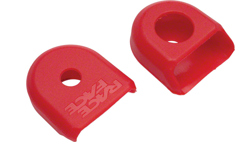 RaceFace Crank Boots: For Carbon Cranks 2-Pack Red