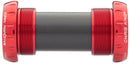 Chris King ThreadFit 24 Bottom Bracket Fit Kit 4 - English For Shimano Hollowtech II Red