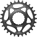 absoluteBLACK Round Narrow-Wide Direct Mount Chainring - 28t CINCH Direct Mount 3mm Offset BLK