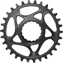 Absolute Black Round Cinch DM Boost Chainring 30T - Black