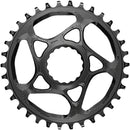 absoluteBLACK Round Narrow-Wide Direct Mount Chainring - 34t CINCH Direct Mount 3mm Offset BLK