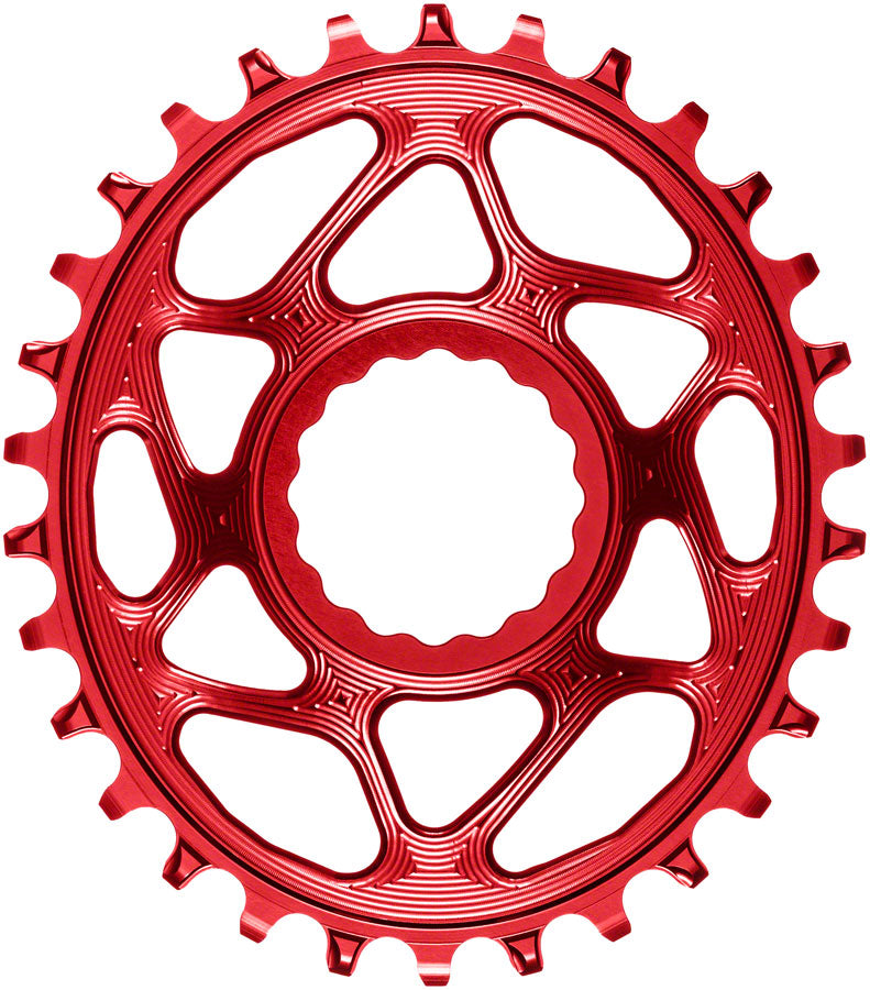 Absolute Black Oval Cinch DM Boost Chainring 26T - Red