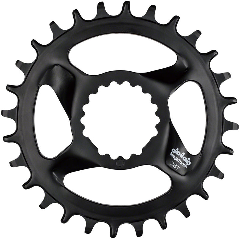 Full Speed Ahead Comet MegaTooth Direct Mount Chainring - 28t FSA Direct Mount For 12-Speed Shimano Hyperglide+ BLK