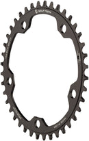 Wolf Tooth 130 BCD Road Cyclocross Chainring - 40t 130 BCD 5-Bolt Drop-Stop 10/11/12-Speed Eagle Flattop Compatible BLK