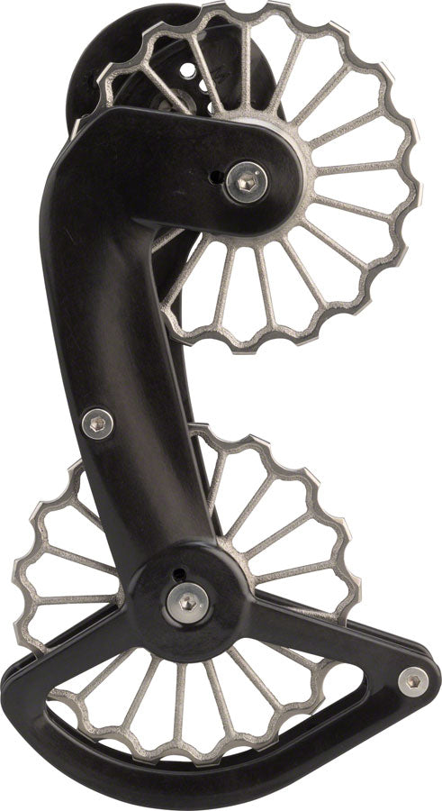 CeramicSpeed OSPW Pulley Wheel System SRAM eTap - Coated Races 3D Printed Titanium Pulley Carbon Cage Ti