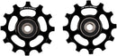CeramicSpeed Pulley Wheels SRAM AXS Road 12-Speed - 12 Tooth Coated Races Alloy BLK
