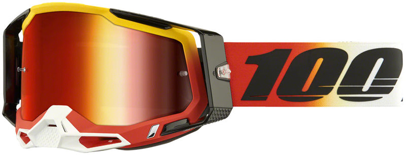 100% Racecraft 2 Goggles - Ogusto/Mirror Red