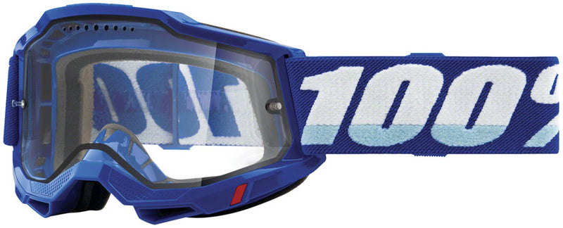 100% Accuri 2 Enduro MTB Goggles - Blue/Clear
