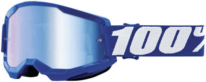 100% Strata 2 Goggles - Blue Mirror/Blue