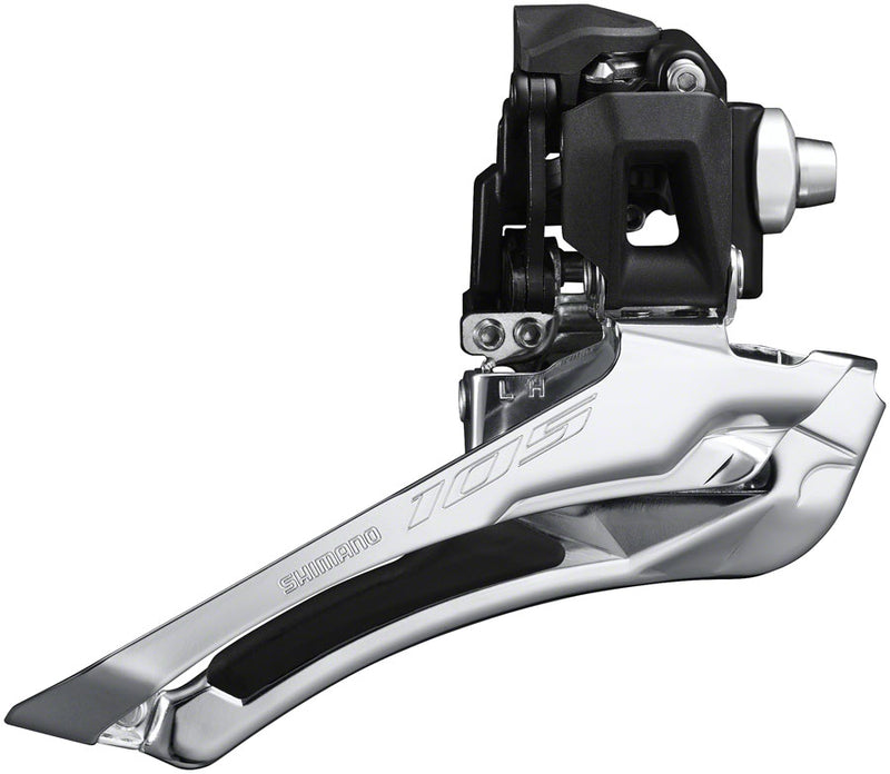 Shimano 105 FD-R7100-F Front Derailleur - 12-Speed Double Braze-On Down-Swing Down-Pull 52t Max