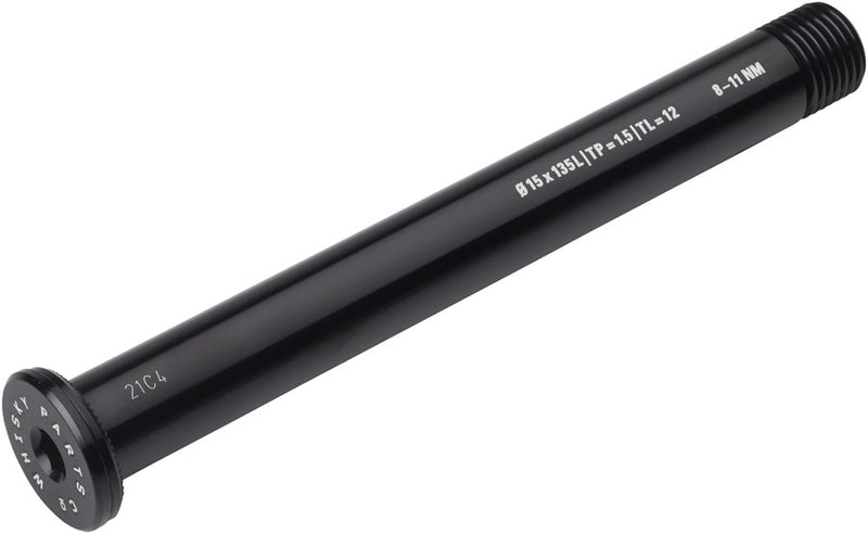 WHISKY No.9 Thru Bolt - 15mm 135mm P1.5 TL12 Black