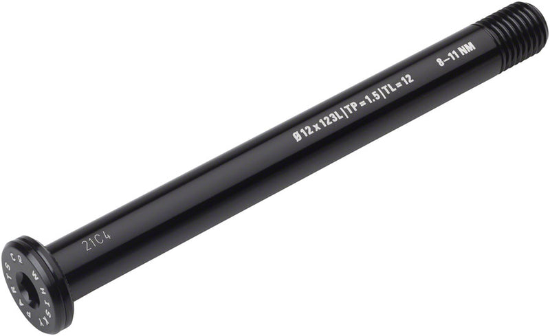 WHISKY No.9 Thru Bolt - 12mm 123mm P1.5 TL12 Black