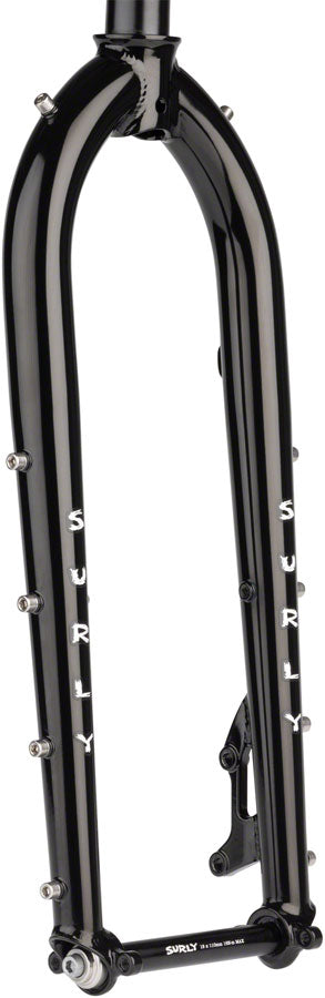Surly Dinner Fork - 27.5" 110x15mm Thru-Axle 1-1/8" Straight Steerer Steel BLK