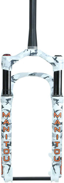 Manitou Mastodon Pro Suspension Fork - 26" 120 mm 15 x 150 mm 51 mm Offset Limited Edition Winter Camo Extended