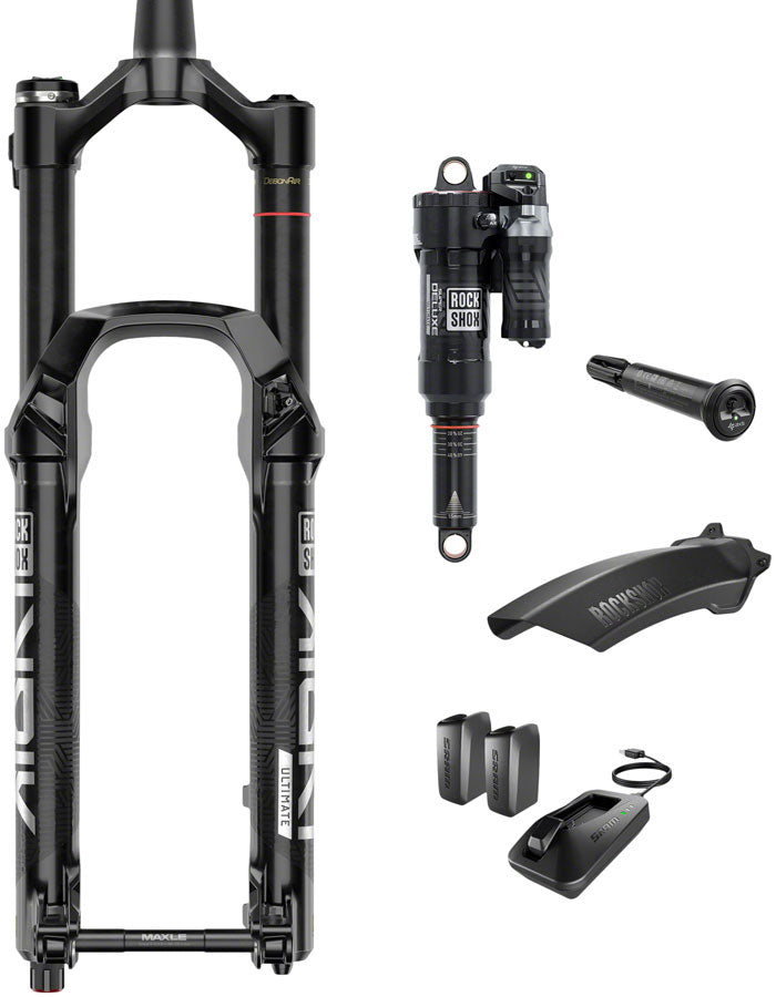 RockShox Flight Attendant Upgrade Kit - Lyrik 29 150 SuperDeluxe 210 x 55 Standard DubPedal Sensor A1 - YT Jeffsy 29 2019-2022