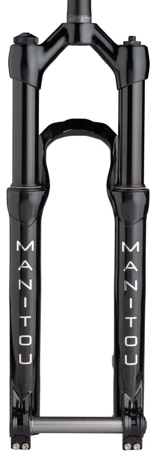 Manitou Circus Expert Suspension Fork - 26" 100 mm 20 x 110 mm 41 mm Offset Gloss BLK Straight Steerer