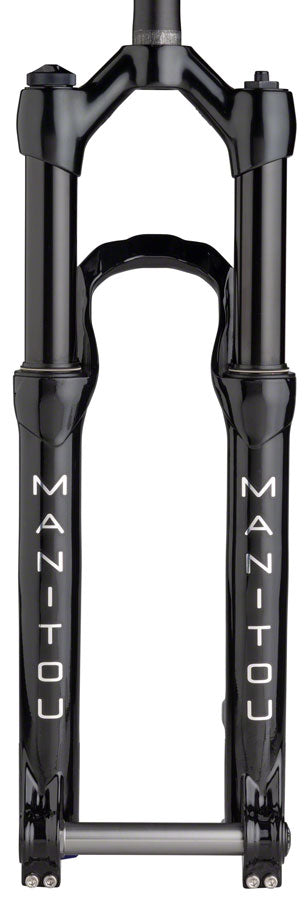 Manitou Circus Expert Suspension Fork - 26" 130 mm 20 x 110 mm 41 mm Offset Gloss BLK Straight Steerer