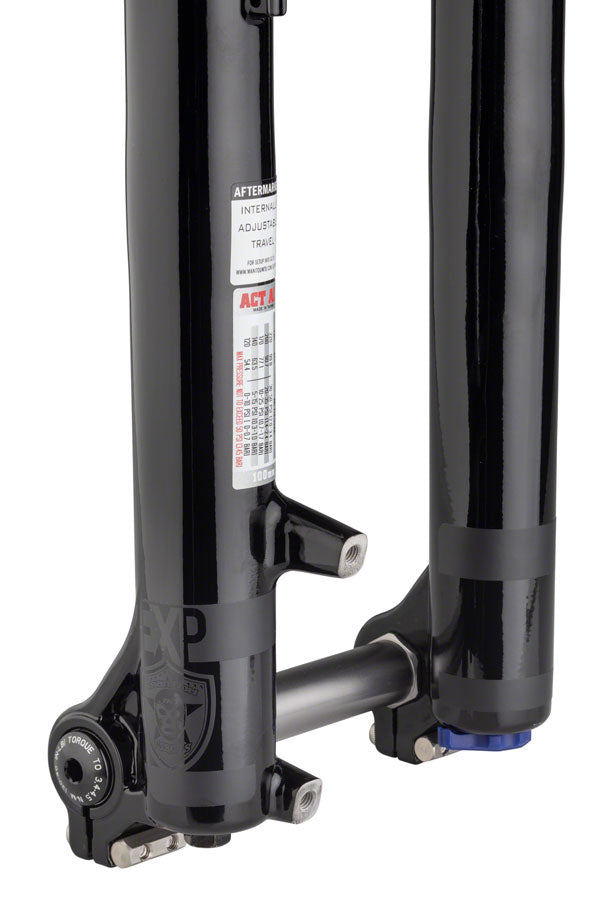 Manitou Circus Expert Suspension Fork - 26" 130 mm 20 x 110 mm 41 mm Offset Gloss BLK Straight Steerer