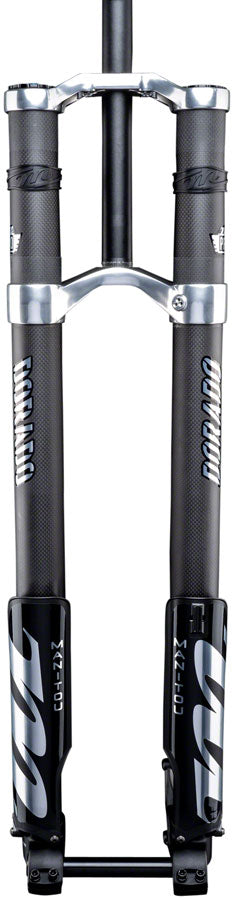 Manitou Dorado Pro Suspension Fork - 29" 203 mm 20 x 110 mm 57 mm Offset BLK/Carbon Straight Steerer