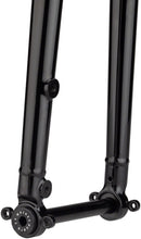 All-City Super Professional Fork - 650b/700c 1-1/8" Straight Steerer Thru Axle Disc BLK