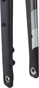 Salsa Waxwing Carbon Deluxe Fork - 700c/650b 100x12mm Thru-Axle 1-1/8" Tapered Carbon Flat Mount Disc BLK Frameset Color Match