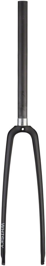 WHISKY No.7 RD+ Fork - QR 1-1/8" Straight Carbon Steerer Mid Reach Rim Brake Matte BLK