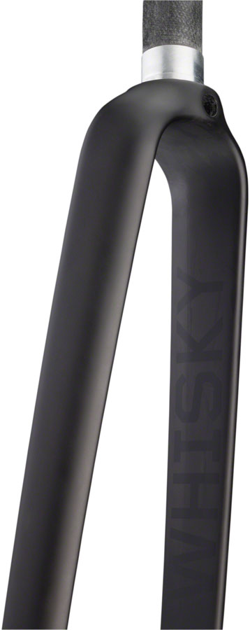 WHISKY No.7 RD+ Fork - QR 1-1/8" Straight Carbon Steerer Mid Reach Rim Brake Matte BLK