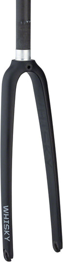 WHISKY No.7 Road Fork - QR 1-1/8" Straight Carbon Steerer Rim Brake Matte BLK