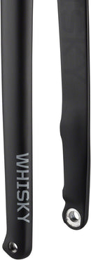 WHISKY No.9 CX Flat Mount Fork - 12mm Thru-Axle 1-1/8" Carbon Steerer Matte BLK
