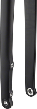 WHISKY No.9 CX Flat Mount Fork - 12mm Thru-Axle 1-1/8" Carbon Steerer Matte BLK
