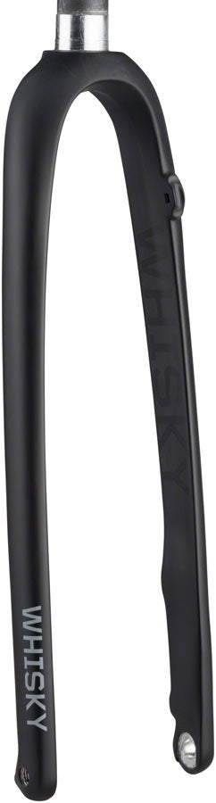 WHISKY No.9 CX Flat Mount Fork - 12mm Thru-Axle 1-1/8" Carbon Steerer Matte BLK