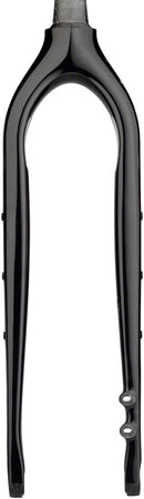 Salsa Cutthroat Carbon Deluxe V2 Fork - 29" 110x15mm Thru-Axle 1-1/8" Tapered Carbon Flat Mount Disc Gloss BLK
