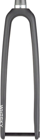 WHISKY No.9 CX Flat Mount Fork – 12mm Thru-Axle 1.5” Tapered Carbon Steerer Matte BLK