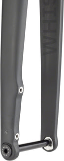 WHISKY No.9 CX Flat Mount Fork – 12mm Thru-Axle 1.5” Tapered Carbon Steerer Matte BLK