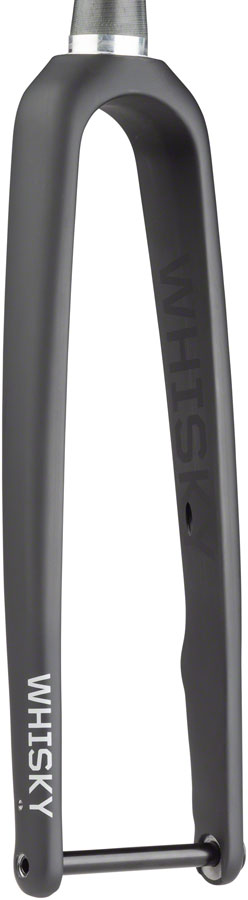 WHISKY No.9 CX Flat Mount Fork – 12mm Thru-Axle 1.5” Tapered Carbon Steerer Matte BLK