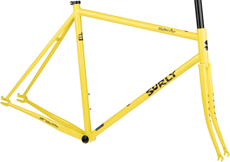 Surly Steamroller Frameset - 700c Steel Banana Candy Yellow 62cm
