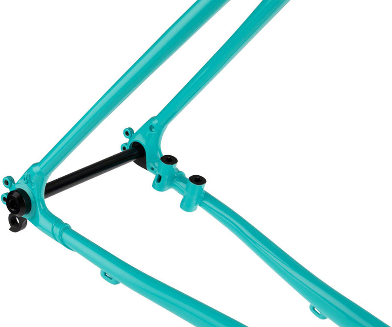 All-City Gorilla Monsoon Frameset - 650b Steel Aqua Seafoam 55cm