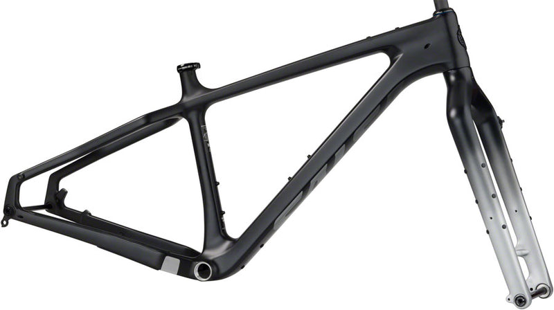 Salsa Beargrease Carbon Fat Bike Frameset - 27.5" Carbon Black Large