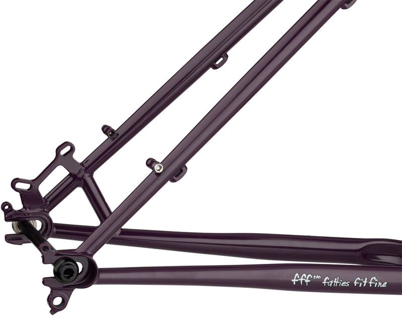 Surly Karate Monkey Frameset - 27.5" Steel Organic Eggplant Small