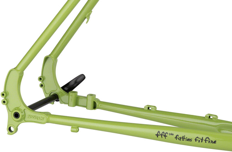 Surly Disc Trucker Frameset - 700c Steel Pea Lime Soup 58cm