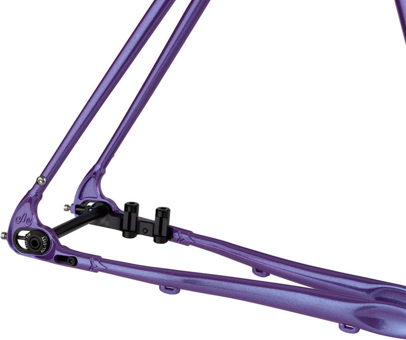 All-City Super Professional Frameset - 700c / 650b Steel Hollywood Violet 43cm
