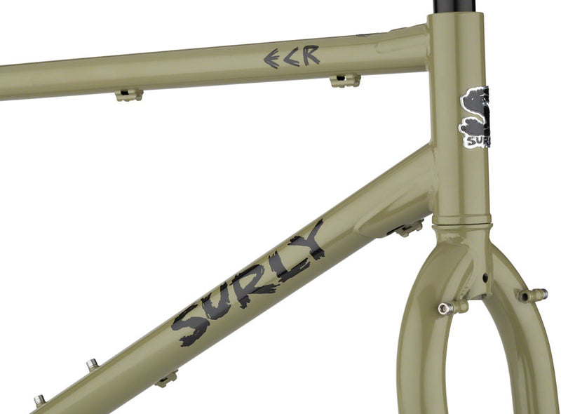 Surly ECR Frameset - 29+ Steel Tank Green X-Large