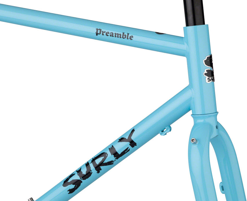 Surly Preamble Frameset - 650b Skyrim Blue Small