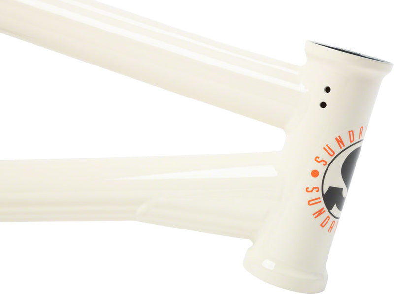 Sunday Soundwave V3 BMX Frame - 21.25" TT White