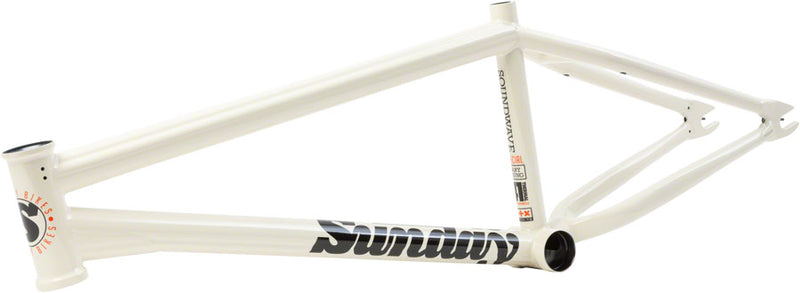 Sunday Soundwave V3 BMX Frame - 21.25" TT White