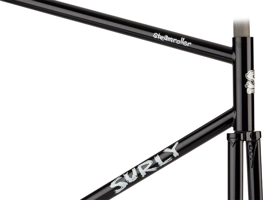 【オープニング 大放出セール】 Surly Black 56cm Frameset Steamroller パーツ
