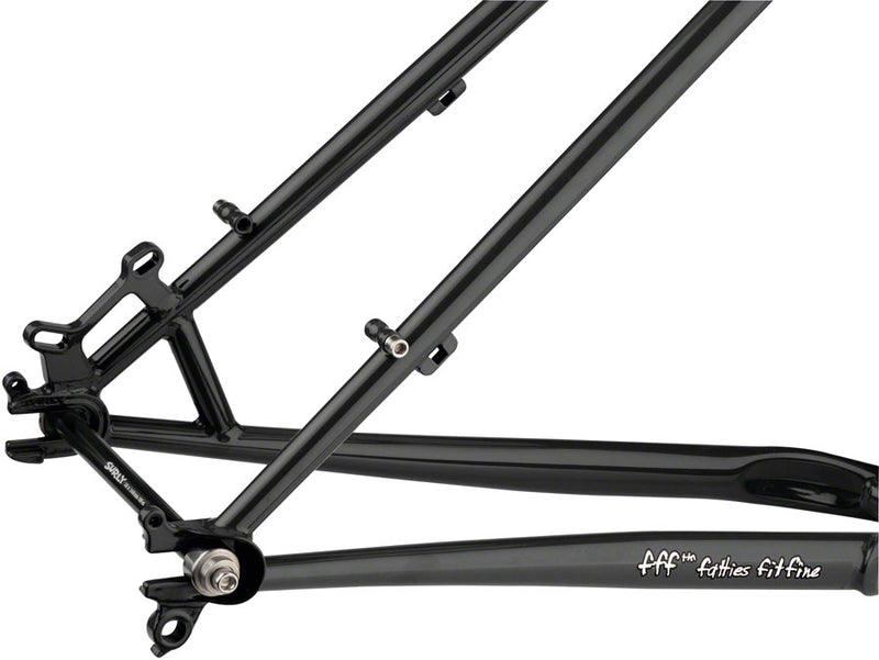 Surly Karate Monkey Frameset - 27.5" Steel Hi-Viz Black X-Large