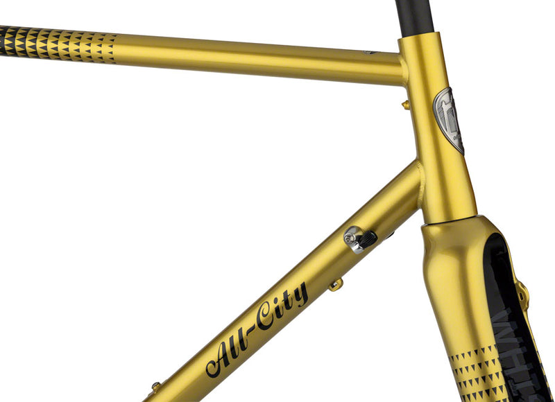 All-City Zig Zag Frameset - 700c Steel Golden Leopard 49cm