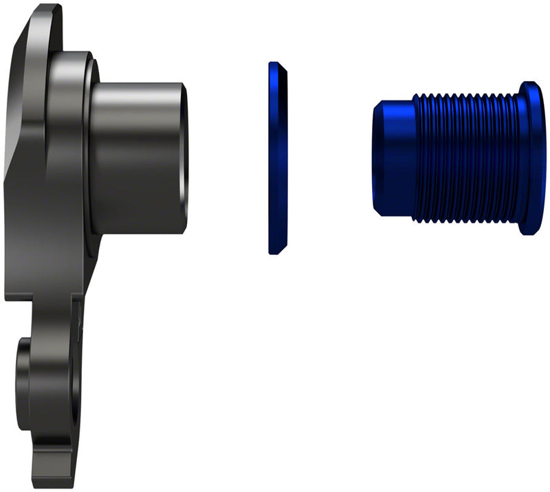 Wheels Manufacturing Universal Derailleur Hanger - 404-6 For Frames designed to accept SRAM UDH BLK/Blue