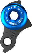 Wheels Manufacturing Universal Derailleur Hanger - 487-5 For Trek ABP MTB Frames designed to accept SRAM UDH BLK/Teal